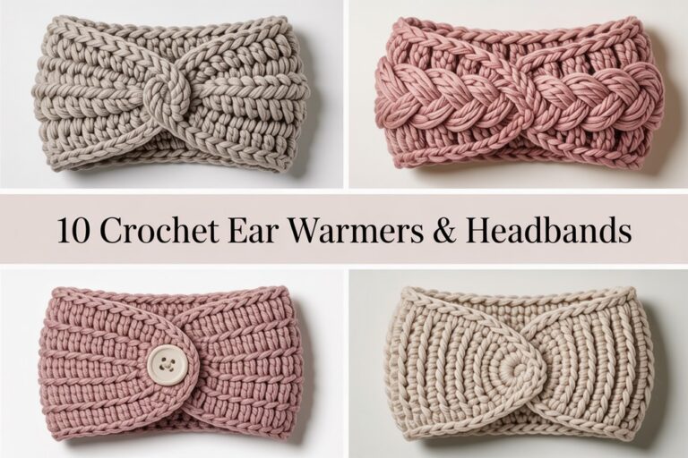 10 Crochet Ear Warmer Headband Ideas
