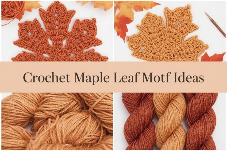12 Crochet Maple Leaf Motif Ideas