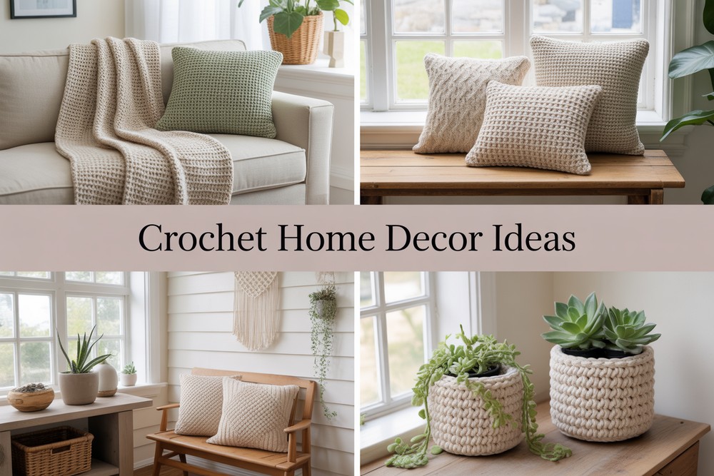 15 Crochet Home Decor Ideas